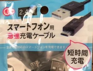 急速充電可能なタイプの充電器